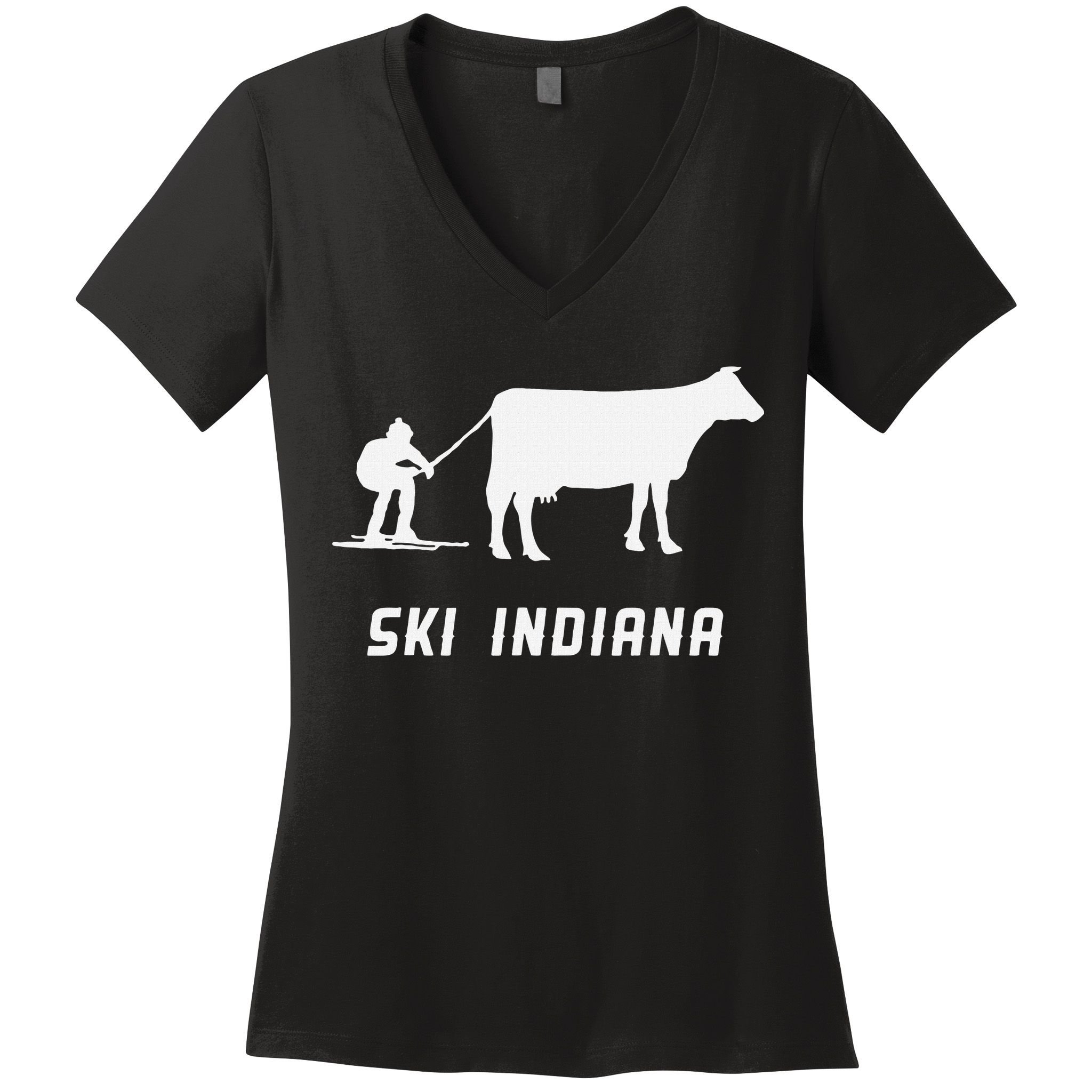 Ski Indiana Women's V-Neck T-Shirt