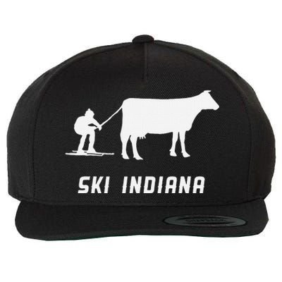 Ski Indiana Wool Snapback Cap