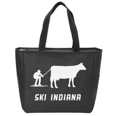 Ski Indiana Zip Tote Bag