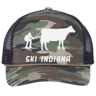 Ski Indiana Retro Rope Trucker Hat Cap