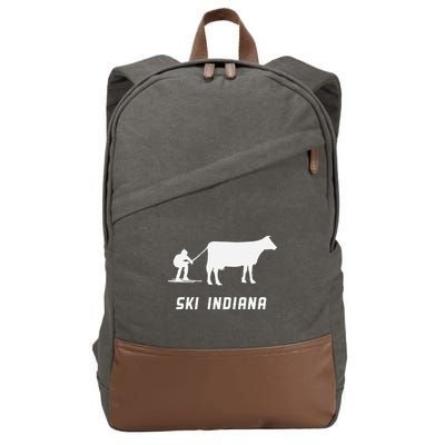 Ski Indiana Cotton Canvas Backpack