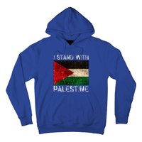 Support I Stand With Palestine Free Palestine Flag Arabic Hoodie