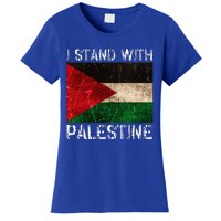 Support I Stand With Palestine Free Palestine Flag Arabic Women's T-Shirt