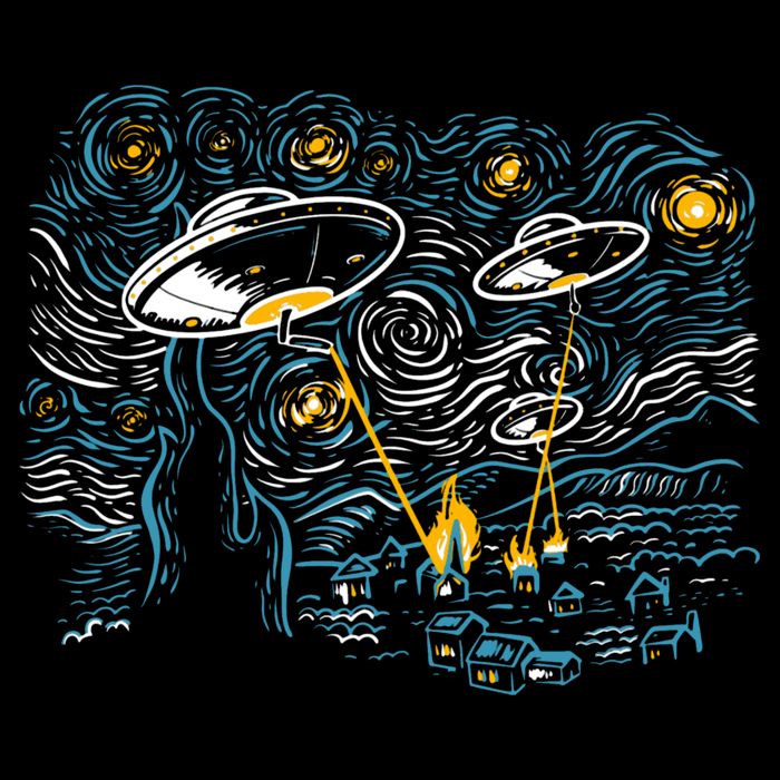 Starry Invasion Cooling Performance Crew T-Shirt
