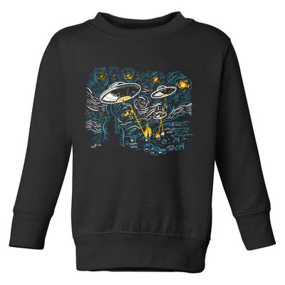 Starry Invasion Toddler Sweatshirt