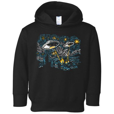 Starry Invasion Toddler Hoodie