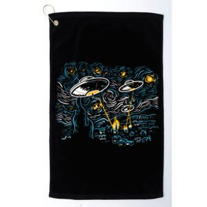 Starry Invasion Platinum Collection Golf Towel