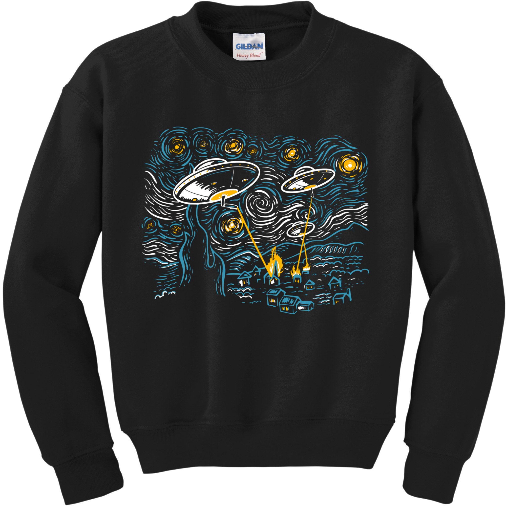 Starry Invasion Kids Sweatshirt