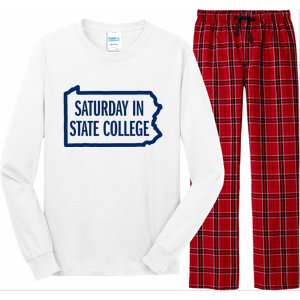 Saturday In State College Pa Is For Football Long Sleeve Pajama Set