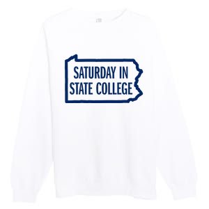 Saturday In State College Pa Is For Football Premium Crewneck Sweatshirt