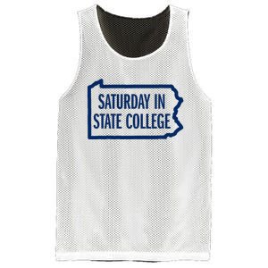 Saturday In State College Pa Is For Football Mesh Reversible Basketball Jersey Tank