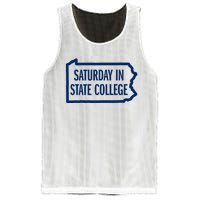 Saturday In State College Pa Is For Football Mesh Reversible Basketball Jersey Tank