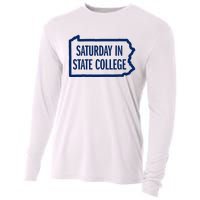 Saturday In State College Pa Is For Football Cooling Performance Long Sleeve Crew