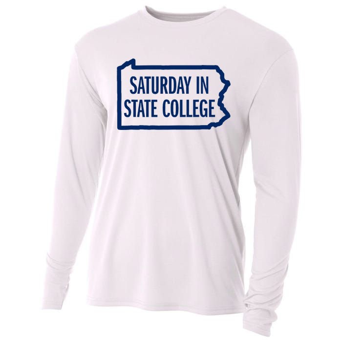 Saturday In State College Pa Is For Football Cooling Performance Long Sleeve Crew