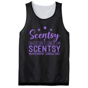 Scentsy I Sell It I Use It I Love It I Am Scentsy Mesh Reversible Basketball Jersey Tank