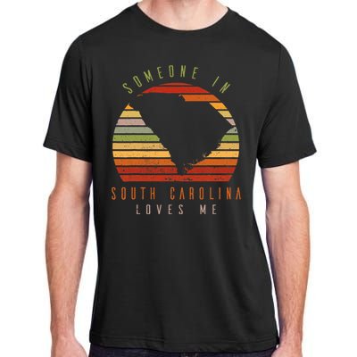 Someone In South Carolina Loves Me Vintage Adult ChromaSoft Performance T-Shirt