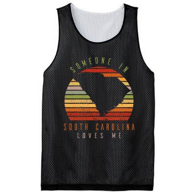 Someone In South Carolina Loves Me Vintage Mesh Reversible Basketball Jersey Tank