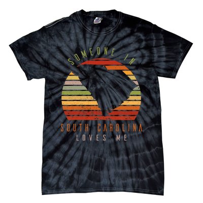 Someone In South Carolina Loves Me Vintage Tie-Dye T-Shirt