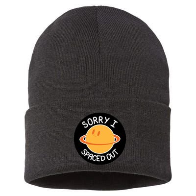 Sorry I Spaced Out Saturn Sustainable Knit Beanie