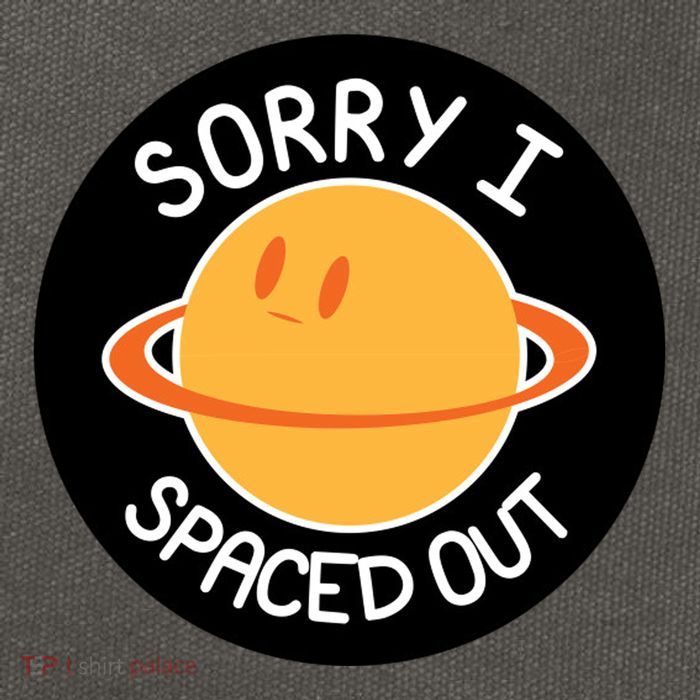 Sorry I Spaced Out Saturn Cotton Canvas Backpack