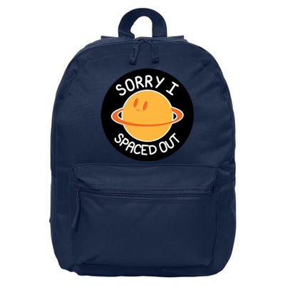 Sorry I Spaced Out Saturn 16 in Basic Backpack