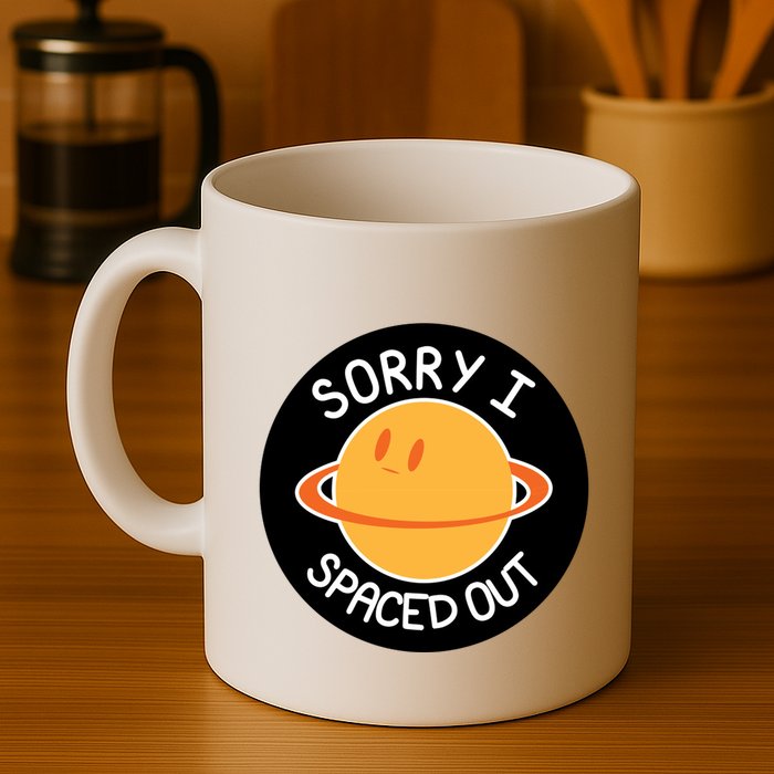 Sorry I Spaced Out Saturn Mug