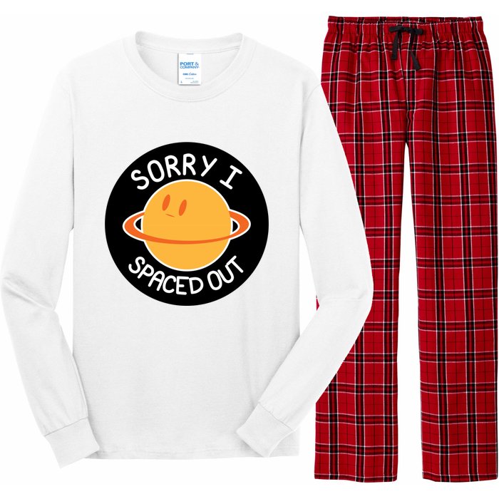 Sorry I Spaced Out Saturn Long Sleeve Pajama Set