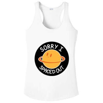 Sorry I Spaced Out Saturn Ladies PosiCharge Competitor Racerback Tank