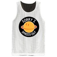 Sorry I Spaced Out Saturn Mesh Reversible Basketball Jersey Tank