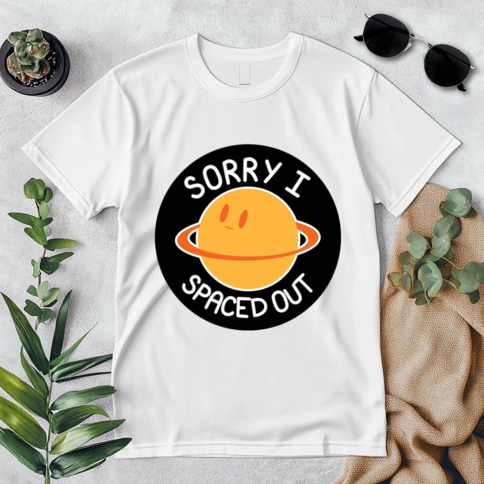Sorry I Spaced Out Saturn Premium T-Shirt