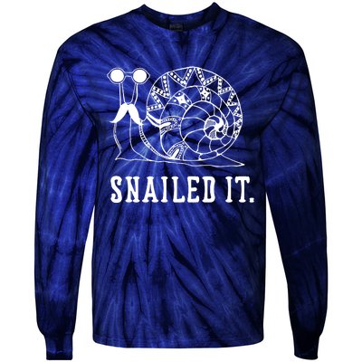 Snailed It Tie-Dye Long Sleeve Shirt