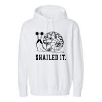 Snailed It Garment-Dyed Fleece Hoodie