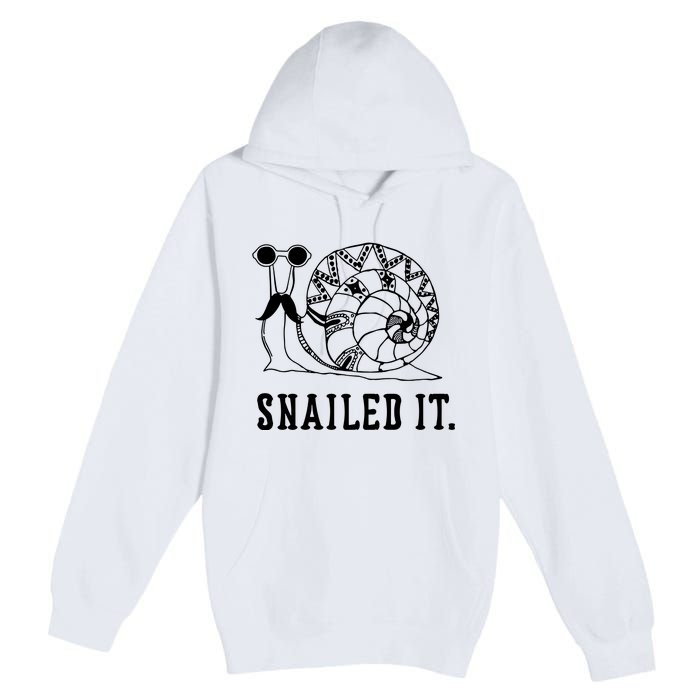 Snailed It Premium Pullover Hoodie