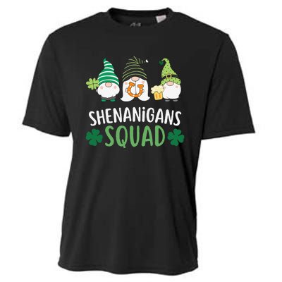  saint irish Shenanigans Squad St Patricks Day Gnomes  Cooling Performance Crew T-Shirt