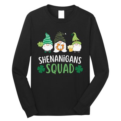  saint irish Shenanigans Squad St Patricks Day Gnomes  Long Sleeve Shirt