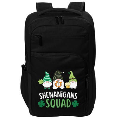  saint irish Shenanigans Squad St Patricks Day Gnomes  Impact Tech Backpack