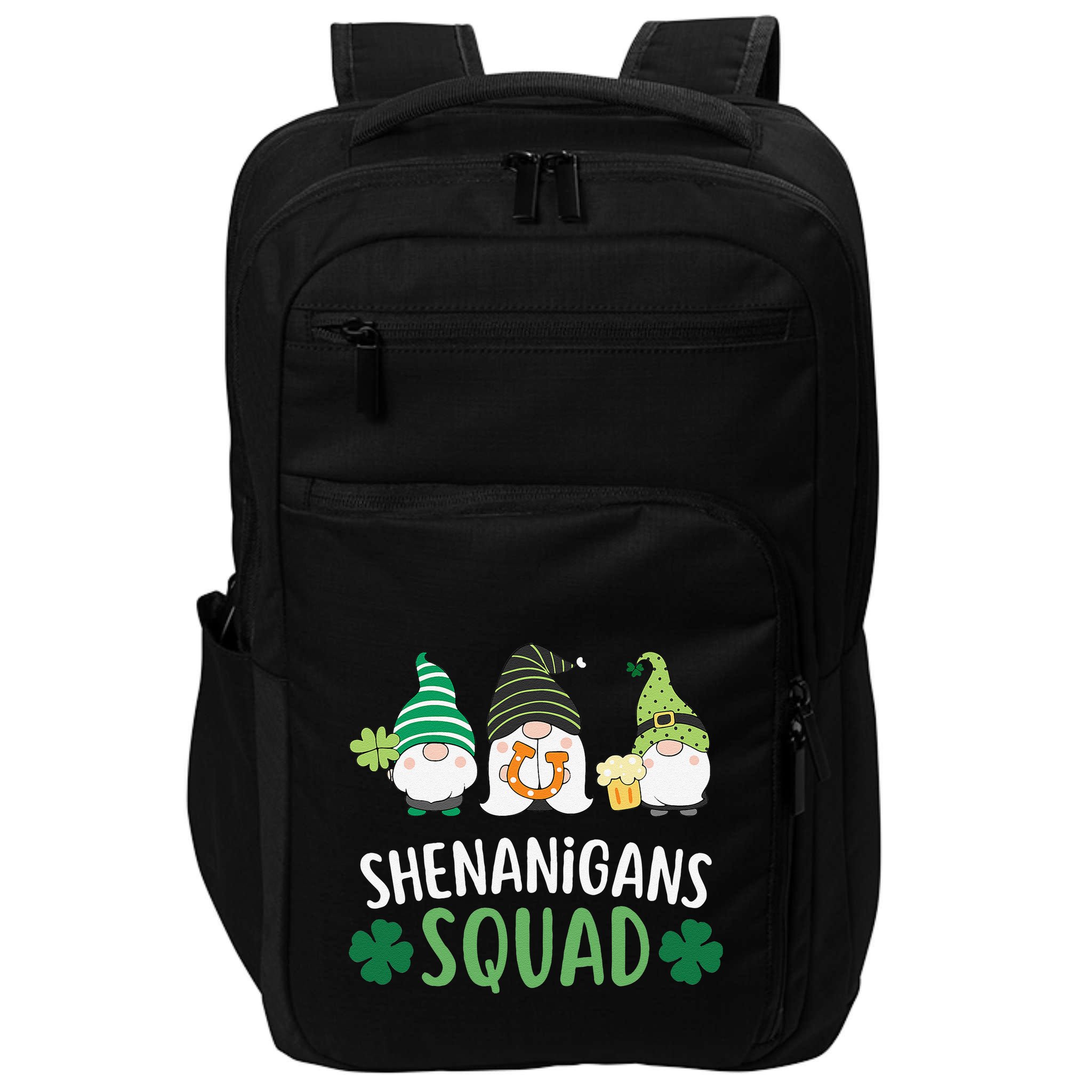  saint irish Shenanigans Squad St Patricks Day Gnomes  Impact Tech Backpack
