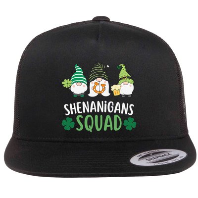  saint irish Shenanigans Squad St Patricks Day Gnomes  Flatbill Hat