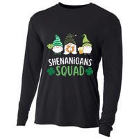  saint irish Shenanigans Squad St Patricks Day Gnomes  Cooling Performance Long Sleeve Crew