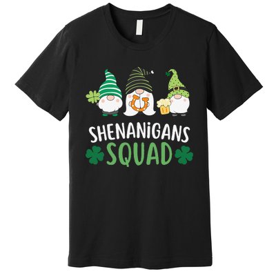  saint irish Shenanigans Squad St Patricks Day Gnomes  Premium T-Shirt