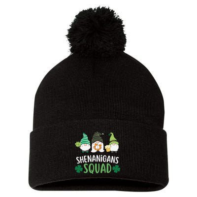  saint irish Shenanigans Squad St Patricks Day Gnomes  Pom Pom 12in Knit Beanie