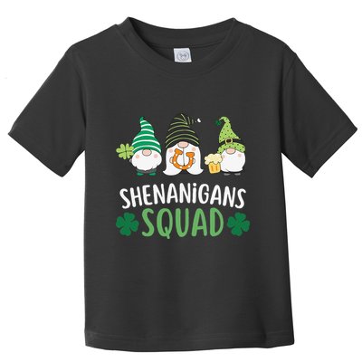  saint irish Shenanigans Squad St Patricks Day Gnomes  Toddler T-Shirt