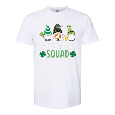  saint irish Shenanigans Squad St Patricks Day Gnomes  Softstyle® CVC T-Shirt