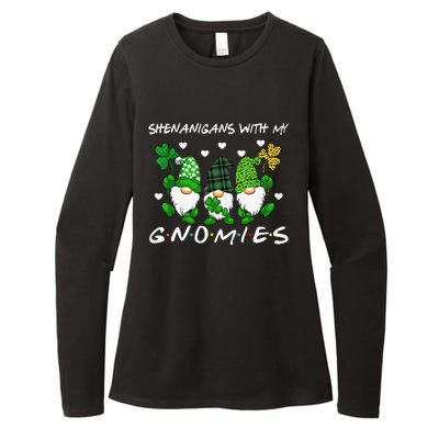 saint irish Shenanigans Squad St Patricks Day Gnomes  Womens CVC Long Sleeve Shirt