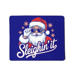 Sleighin It Santa Cool Style Sleighing Mousepad