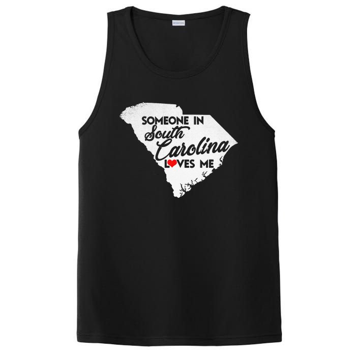 Someone In South Carolina Loves Me South Carolina PosiCharge Competitor Tank