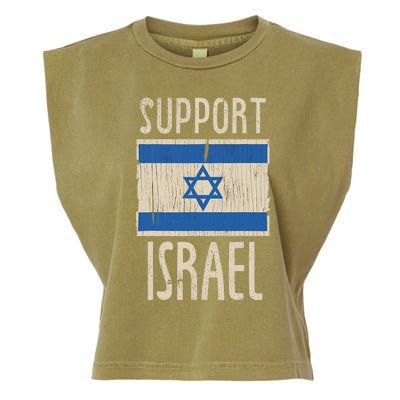 Support Israel Strong Israeli–Palestinian Conflict Garment-Dyed Women's Muscle Tee