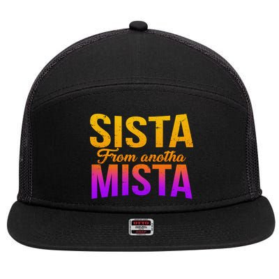 Sista From Anotha Mista 7 Panel Mesh Trucker Snapback Hat