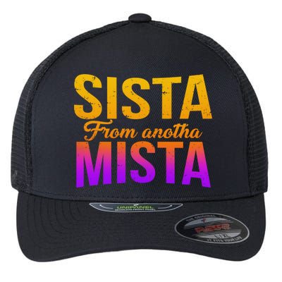 Sista From Anotha Mista Flexfit Unipanel Trucker Cap