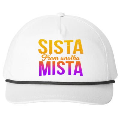 Sista From Anotha Mista Snapback Five-Panel Rope Hat